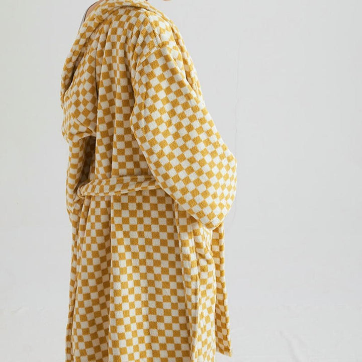 Cotton Gingham Bathrobe - 5 Colors