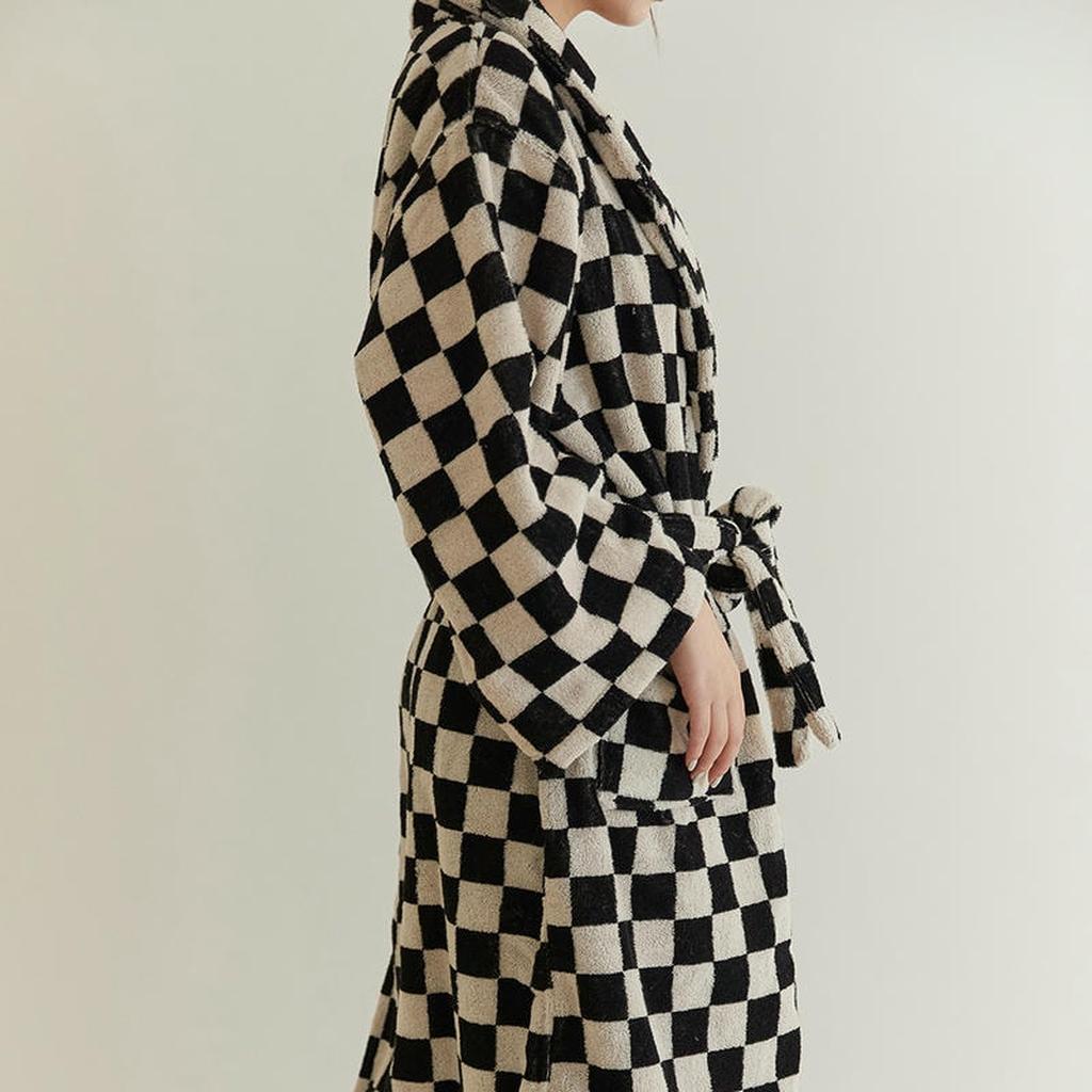 Cotton Gingham Bathrobe - 5 Colors