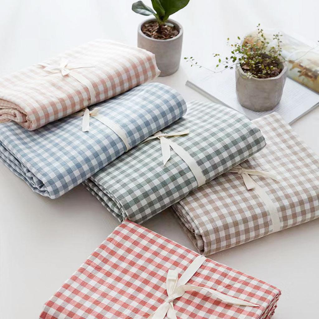 Cotton Gingham Sheet Set - 7 colors