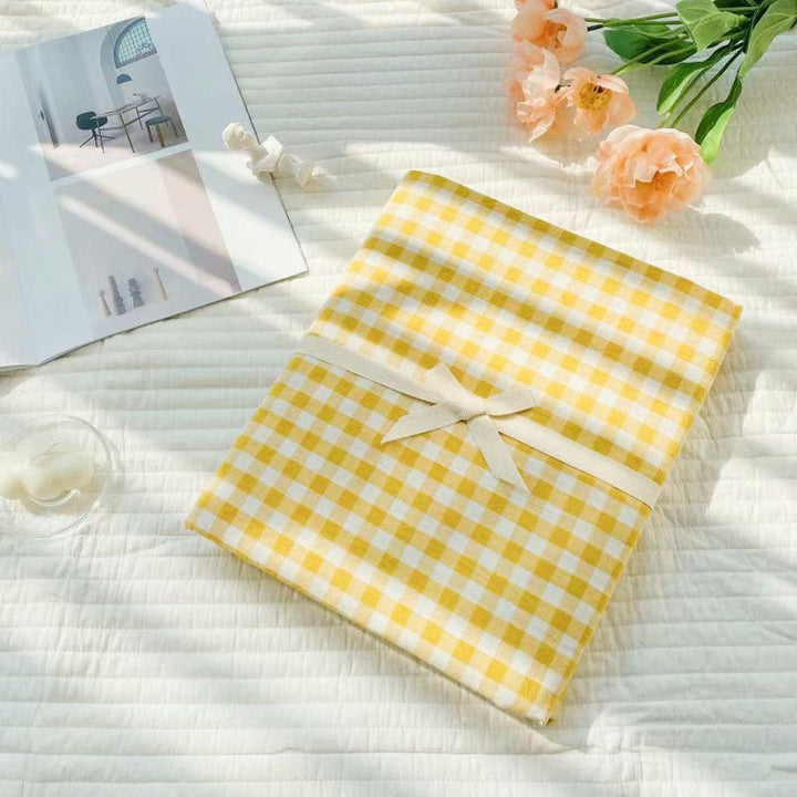 Cotton Gingham Sheet Set - 7 colors