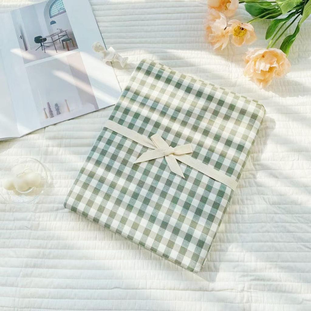 Cotton Gingham Sheet Set - 7 colors