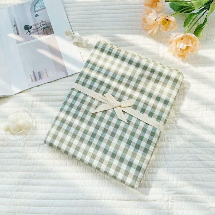 Cotton Gingham Sheet Set - 7 colors