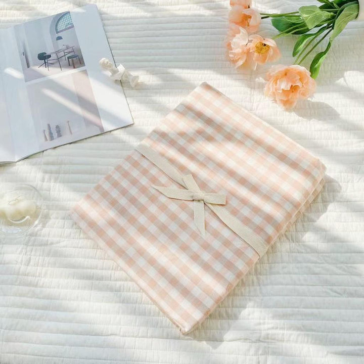 Cotton Gingham Sheet Set - 7 colors