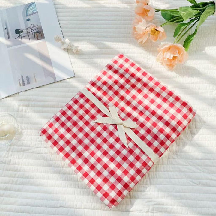 Cotton Gingham Sheet Set - 7 colors