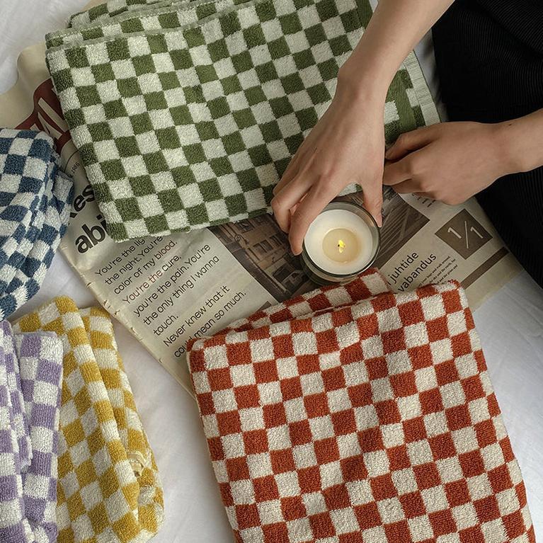 Cotton Gingham Towel - 5 Colors