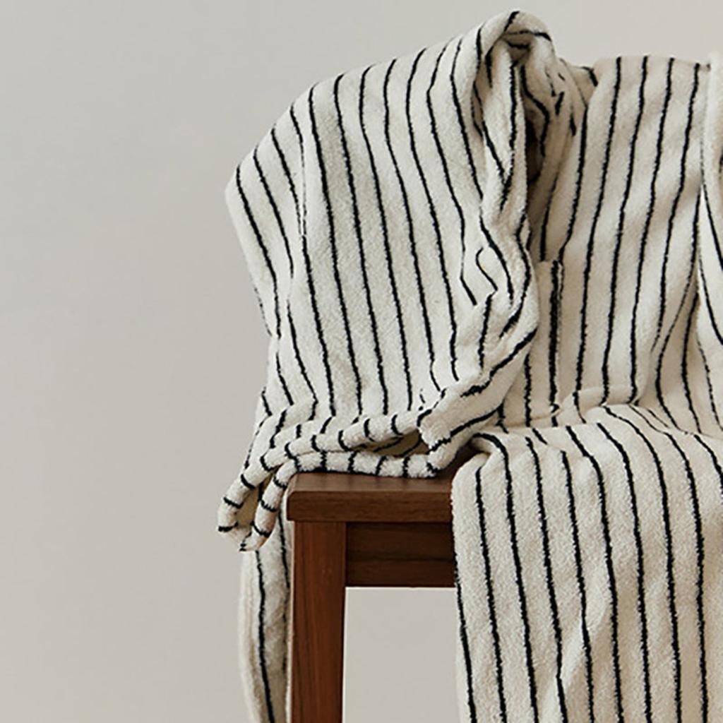 Cotton Stripes Bathrobe - 2 Colors