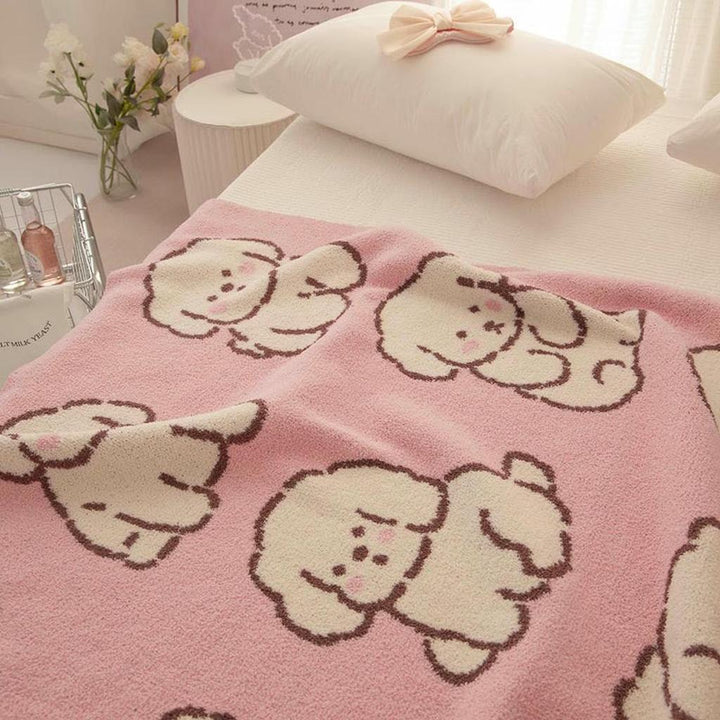 Cutie Bichon Diary Blanket