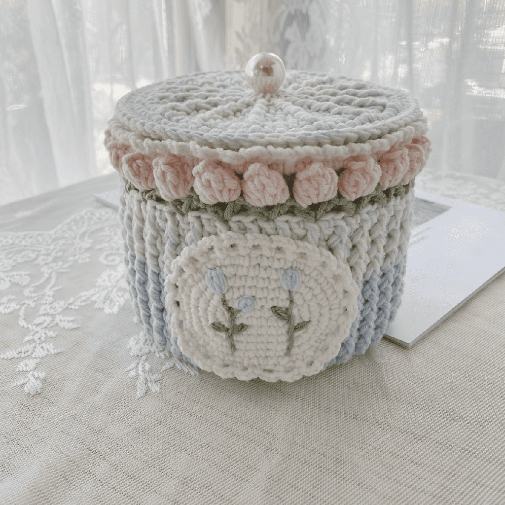 Garden Collection - Handmade Ombre Crochet Organizer
