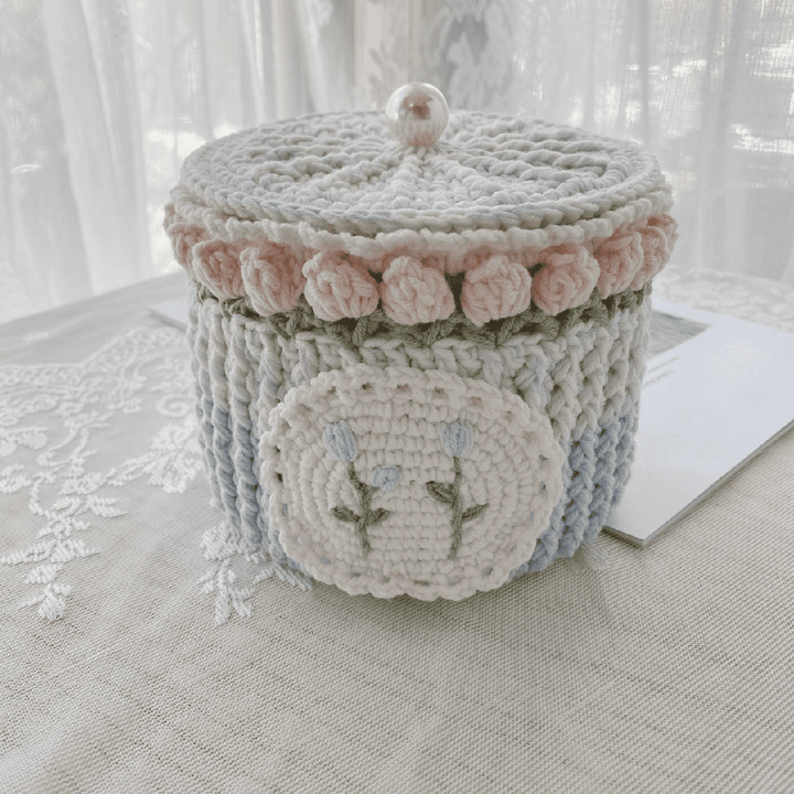 Garden Collection - Handmade Ombre Crochet Organizer