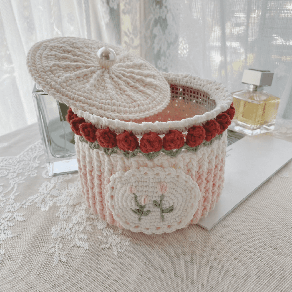 Garden Collection - Handmade Ombre Crochet Organizer
