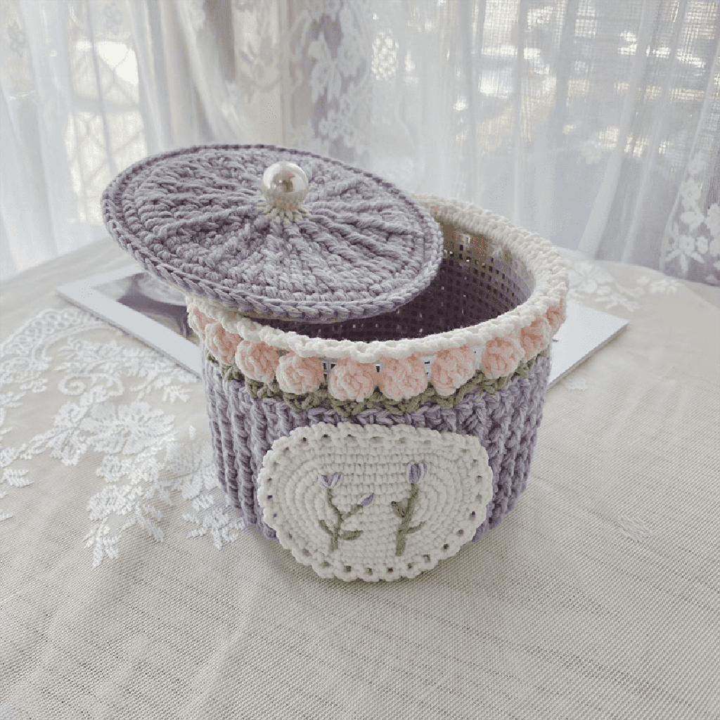 Garden Collection - Handmade Ombre Crochet Organizer