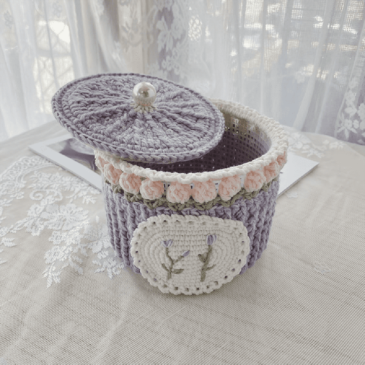 Garden Collection - Handmade Ombre Crochet Organizer