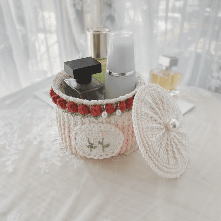 Garden Collection - Handmade Ombre Crochet Organizer