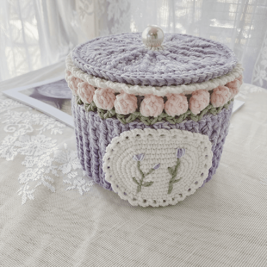 Garden Collection - Handmade Ombre Crochet Organizer