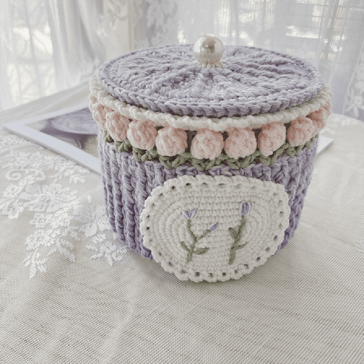 Garden Collection - Handmade Ombre Crochet Organizer