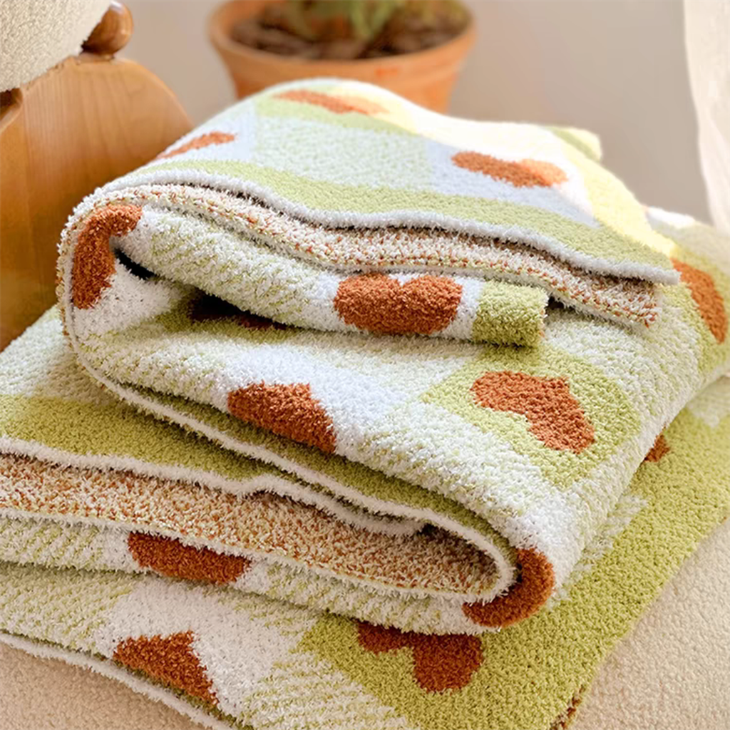 Heart Checkerboard Blanket