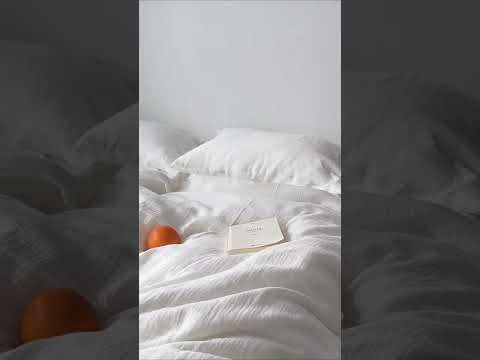 Airy Cloud White Bedding Set.