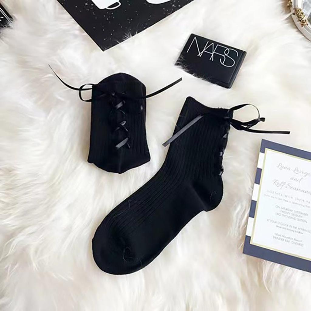 Lace-up Socks 12-pack