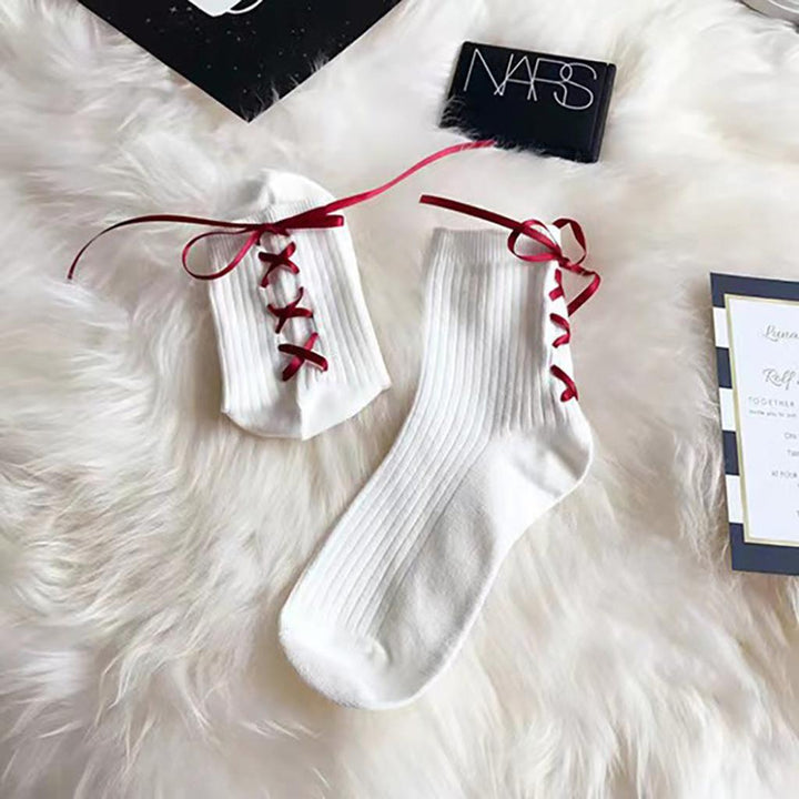 Lace-up Socks 12-pack