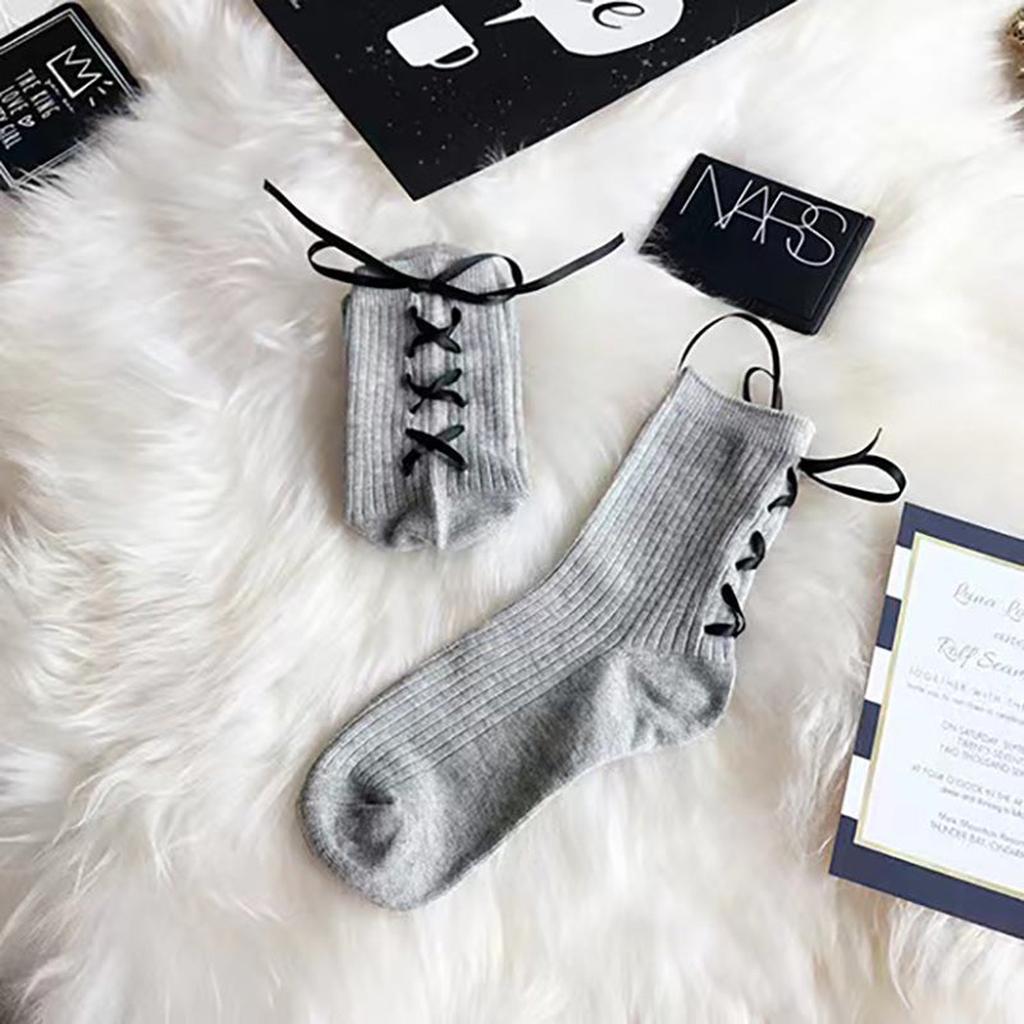 Lace-up Socks 12-pack