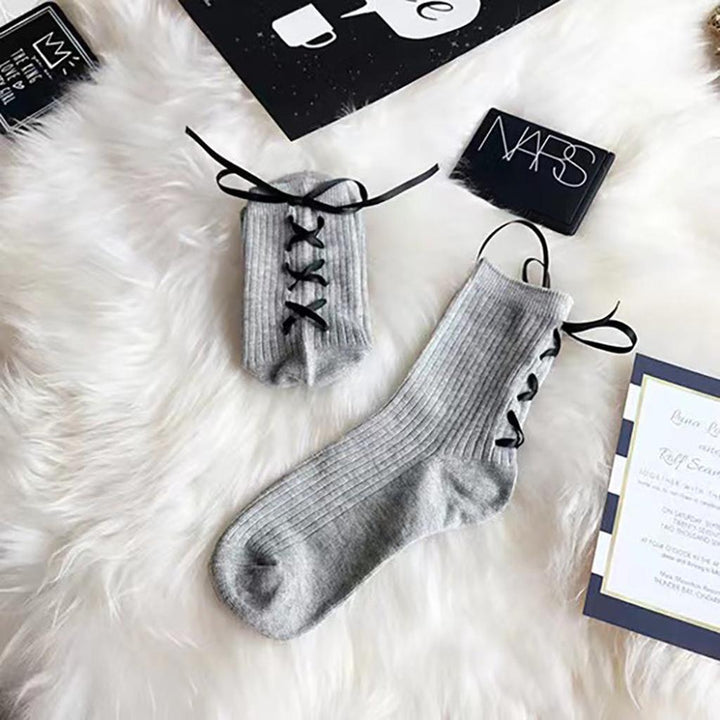 Lace-up Socks 12-pack