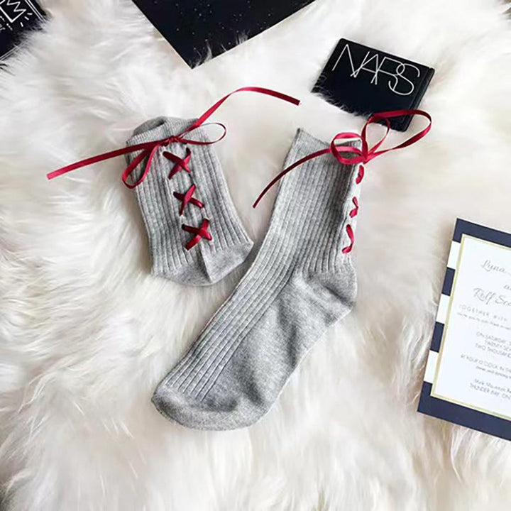 Lace-up Socks 12-pack