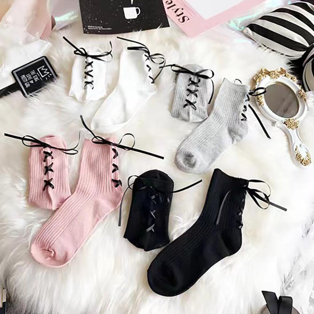 Lace-up Socks 12-pack