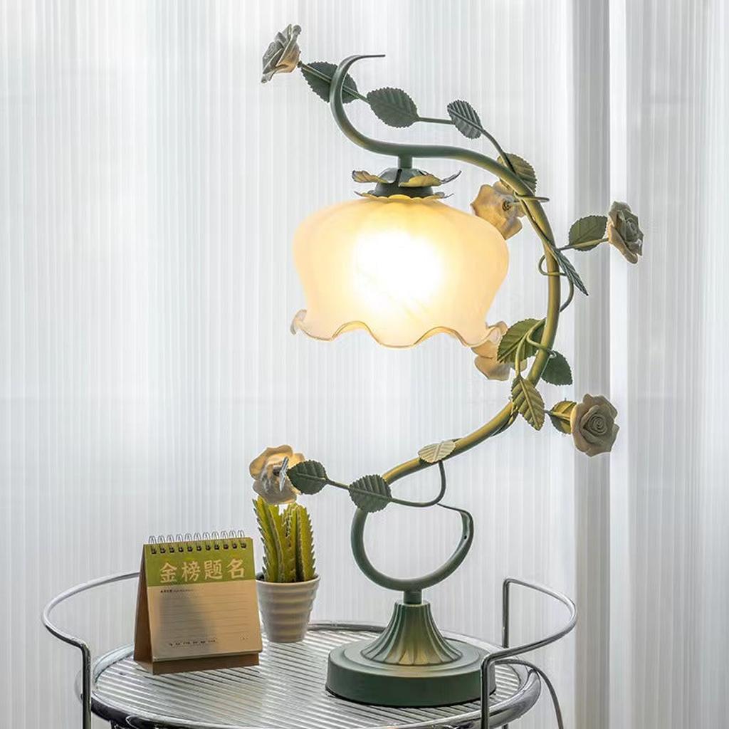 Pastoral Rose Table Lamp (2 colors)