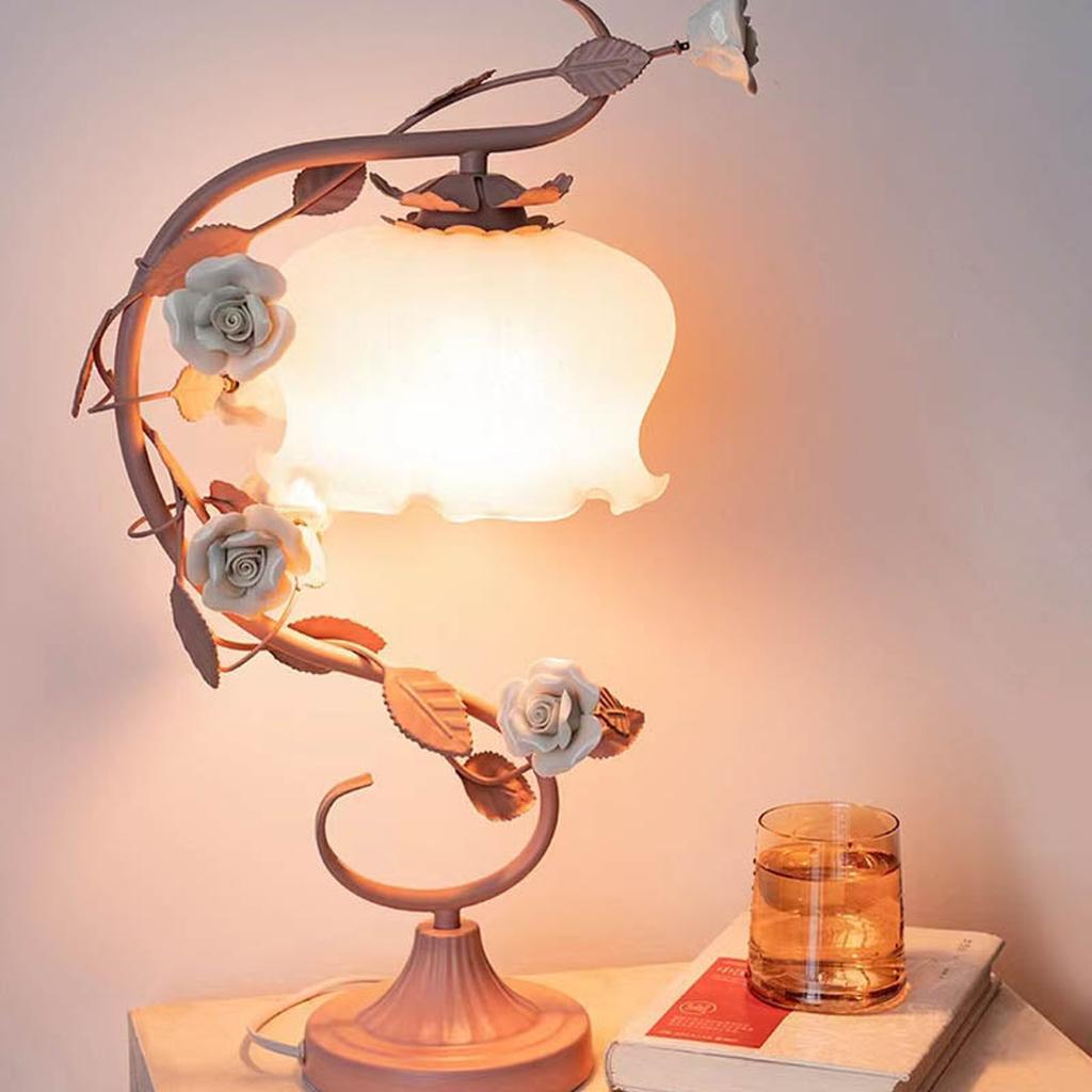 Pastoral Rose Table Lamp (2 colors)