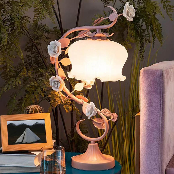 Pastoral Rose Table Lamp (2 colors)