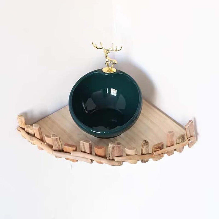 Rustic Style Wood Floating Shelf