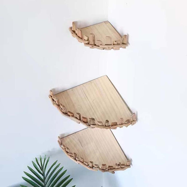 Rustic Style Wood Floating Shelf