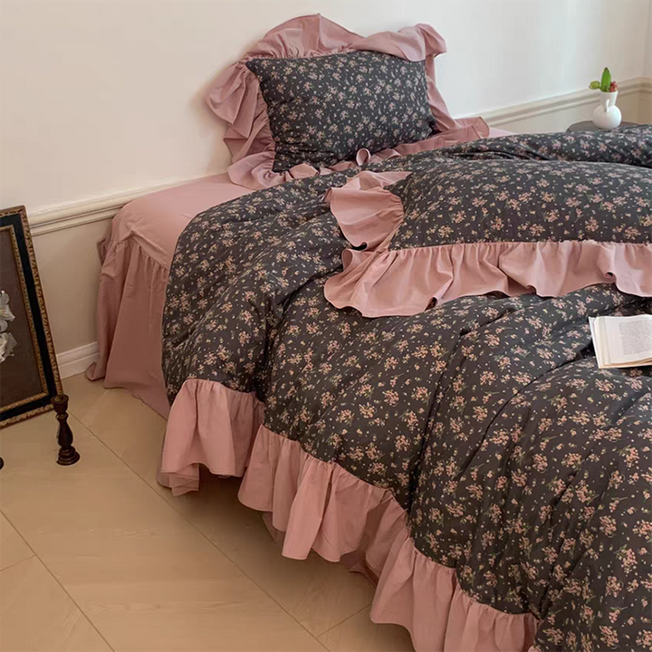 Spring Garden Ruffle Duvet Cover