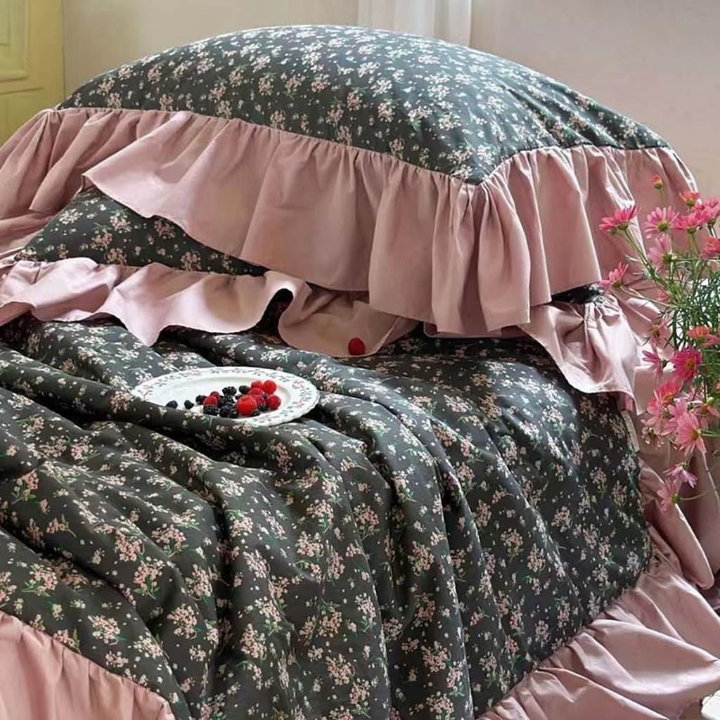 Spring Garden Ruffle Duvet Cover