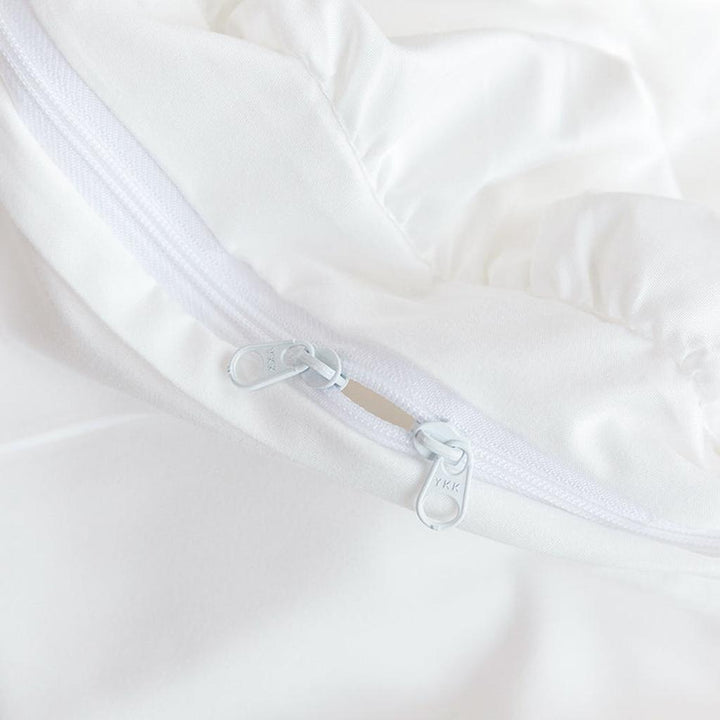 White Shabby Chic Ruffle Duvet Cover Set