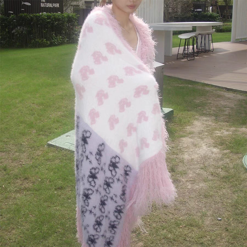 Y2K Girly Patchwork Blanket